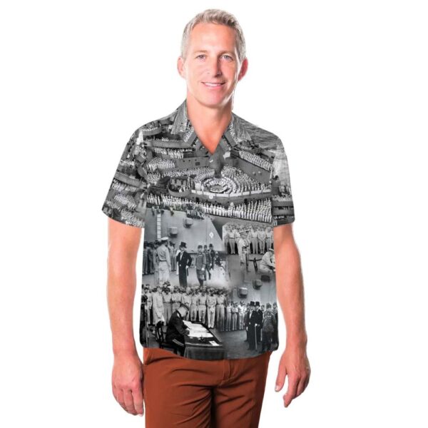 Victory over Japan Day – VJ Day Button Up Hawaiian Shirt