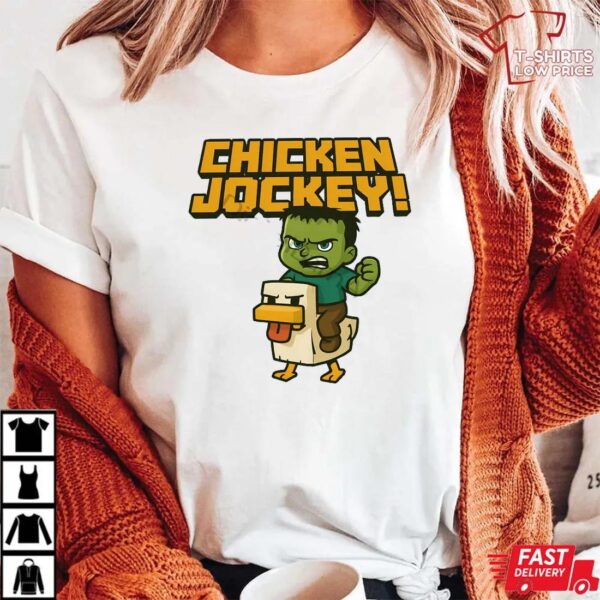 Chicken Jockey Minecraft Zombie Riding Chicken Shirt Chicken Jockey Minecraft Zombie Riding Chicken Shirt
