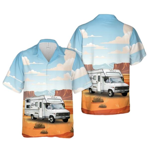 1981 Chevrolet Van G30 camping car Hawaiian Shirt Outfit 1981 Chevrolet Van G30 camping car Hawaiian Shirt Outfit