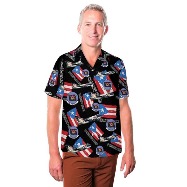 Puerto Rico Air National Guard A-7D Corsair II 198th Airlift Squadron Hawaiian Shirt For Men And Women Puerto Rico Air National Guard A-7D Corsair II 198th Airlift Squadron Hawaiian Shirt For Men And Women