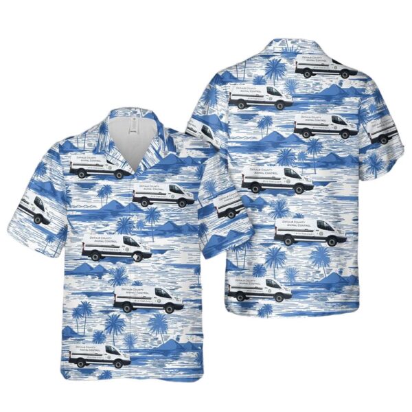 IL – DeKalb County Animal Control Button Up Hawaiian Shirt IL – DeKalb County Animal Control Button Up Hawaiian Shirt