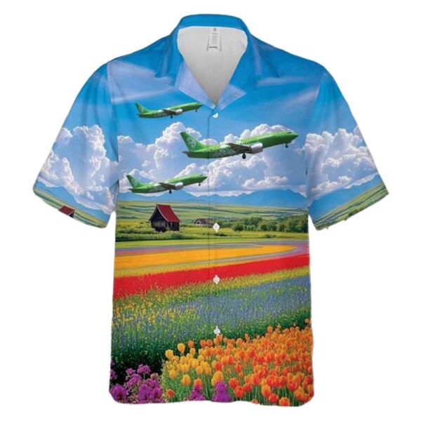 Air New Zealand Boeing 737-300 Hawaiian Shirt Outfit Air New Zealand Boeing 737-300 Hawaiian Shirt Outfit