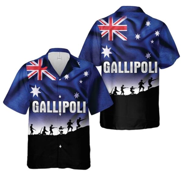 ANZAC Soldiers Gallipoli Campaign Cheap Hawaiian Shirt