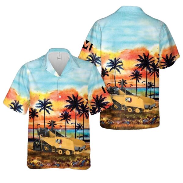 Asphalt Paver With Logo Hawaiian Shirt Cheap Asphalt Paver With Logo Hawaiian Shirt Cheap