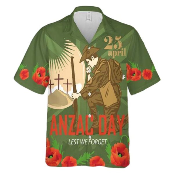 Australia Anzac Day Aloha Hawaiian Shirt Australia Anzac Day Aloha Hawaiian Shirt