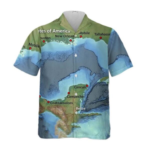 Gulf of Mexico Hawaiian Shirt For Men And Women