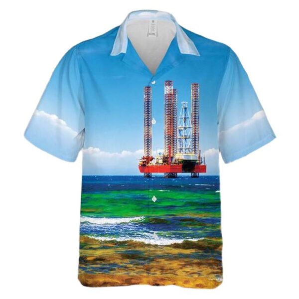 Offshore oil and Gas Production Hawaiian Shirt For Men And Women Offshore oil and Gas Production Hawaiian Shirt For Men And Women