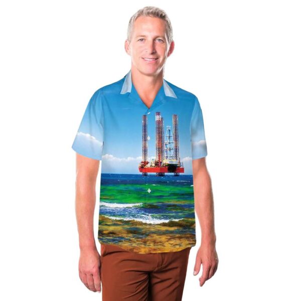 Offshore oil and Gas Production Hawaiian Shirt For Men And Women Offshore oil and Gas Production Hawaiian Shirt For Men And Women