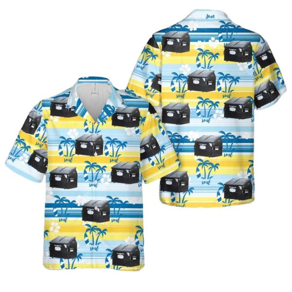 Overland Waste and Recycling Dumpster Hawaiian Shirt For Men And Women