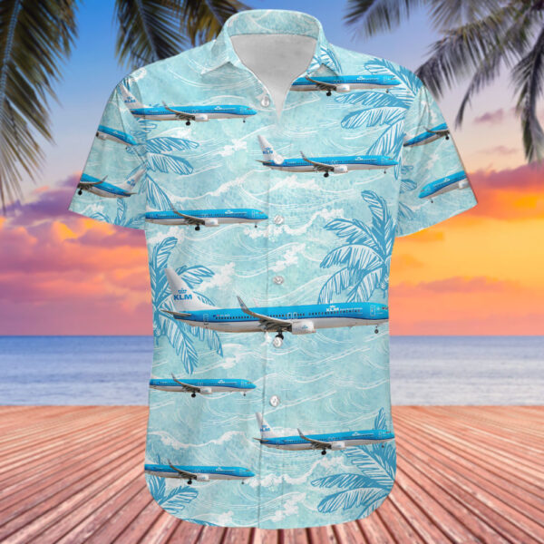 KLM B737 900 Hawaiian Shirt KLM B737 900 Hawaiian Shirt