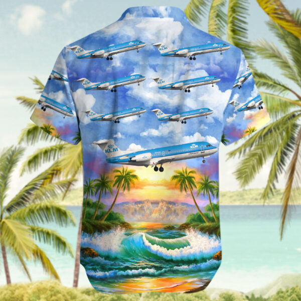 KLM Cityhopper F70 Hawaiian Shirt KLM Cityhopper F70 Hawaiian Shirt
