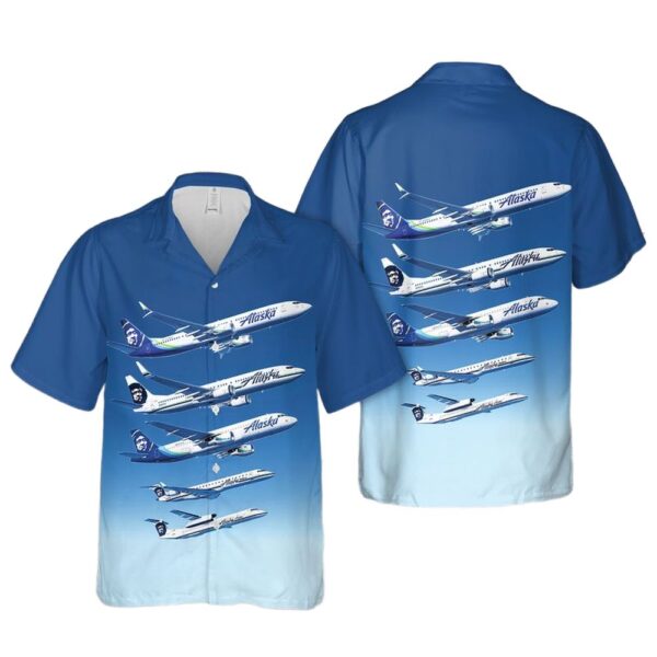 Alaska Airlines Hawaiian Shirt For Men And Women