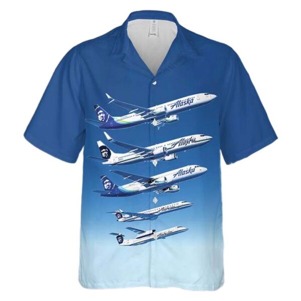 Alaska Airlines Hawaiian Shirt For Men And Women