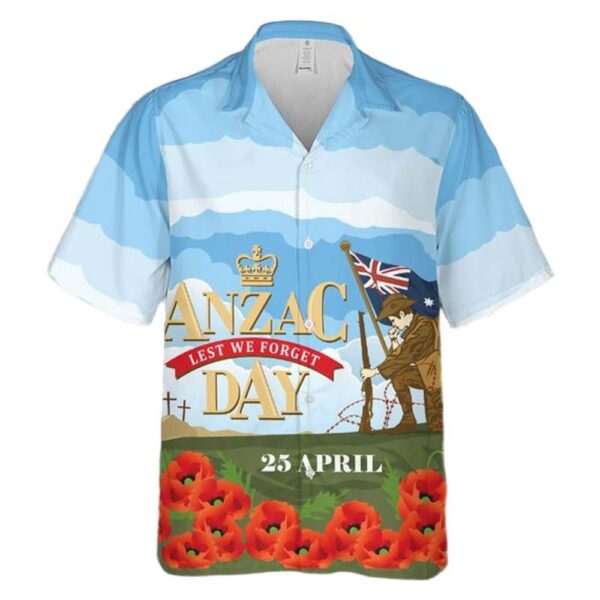 Anzac Day We Will Remember Them Lest We Forget Hawaiian Shirt For Men And Women Anzac Day We Will Remember Them Lest We Forget Hawaiian Shirt For Men And Women