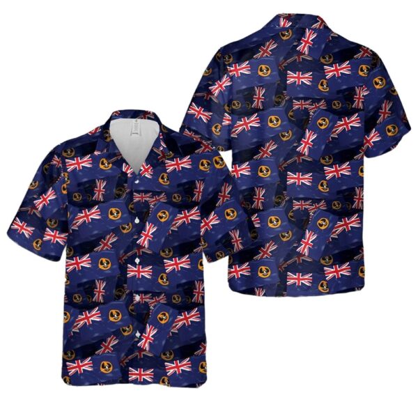 Australia South Australia Flag Pattern Button Up Hawaiian Shirt Australia South Australia Flag Pattern Button Up Hawaiian Shirt