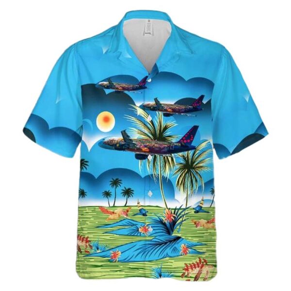 Brussels-Airlines Tomorrowland Livery Airbus A320-214 Cheap Hawaiian Shirt Brussels-Airlines Tomorrowland Livery Airbus A320-214 Cheap Hawaiian Shirt