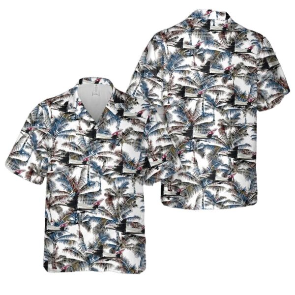 Qatar Airways Airbus A380-861 Aloha Hawaiian Shirt Qatar Airways Airbus A380-861 Aloha Hawaiian Shirt