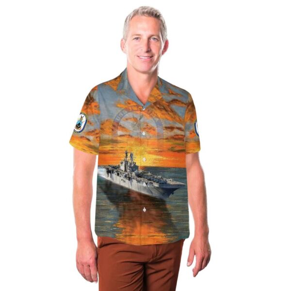 US Navy USS Iwo Jima (LHD-7) Cheap Hawaiian Shirt