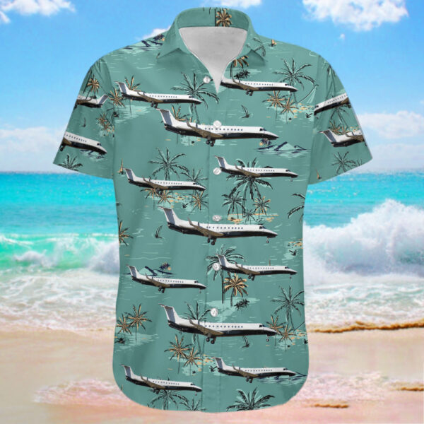 Embraer ERJ-135BJ Legacy 600 – Aero UK Hawaiian Shirt Embraer ERJ-135BJ Legacy 600 – Aero UK Hawaiian Shirt