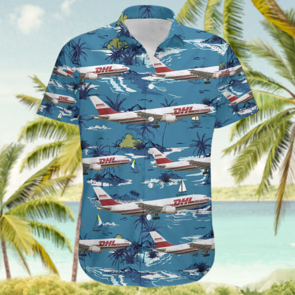 Airbus A300B4-203(F) DHL Airways Hawaiian Shirt Airbus A300B4-203(F) DHL Airways Hawaiian Shirt
