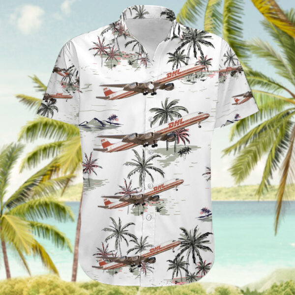 Douglas DC-8-73(F) DHL Airways Hawaiian Shirt Douglas DC-8-73(F) DHL Airways Hawaiian Shirt