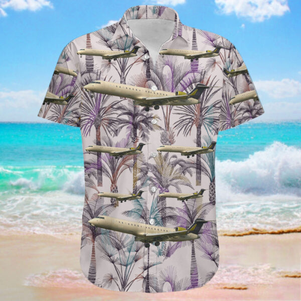 Bombardier CRJ-701ER Duo Airways Hawaiian Shirt Bombardier CRJ-701ER Duo Airways Hawaiian Shirt