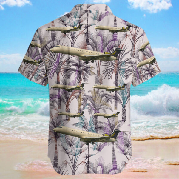 Bombardier CRJ-701ER Duo Airways Hawaiian Shirt Bombardier CRJ-701ER Duo Airways Hawaiian Shirt