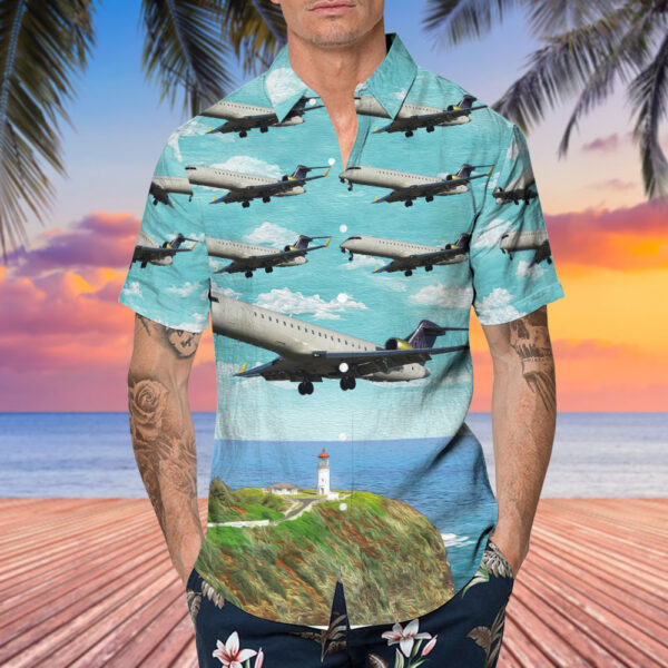 Bombardier CRJ-701 Duo Airways Hawaiian Shirt Bombardier CRJ-701 Duo Airways Hawaiian Shirt