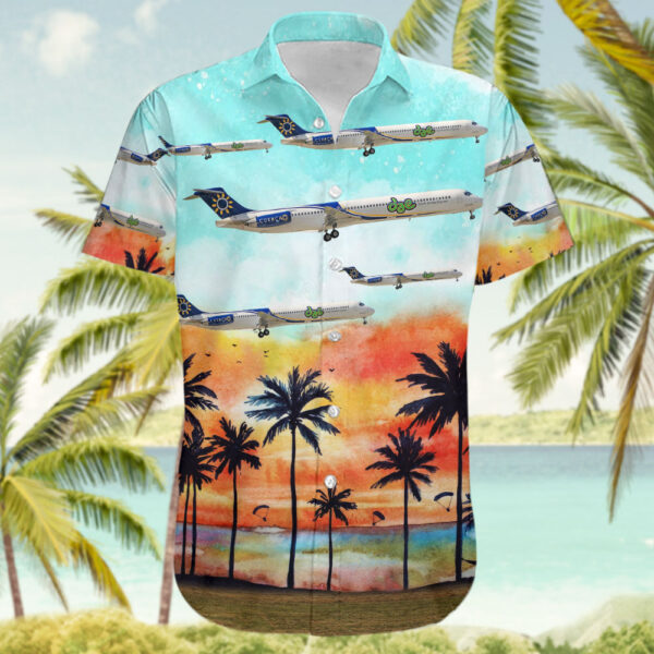 McDonnell Douglas MD-83 Dutch Antilles Express Hawaiian Shirt McDonnell Douglas MD-83 Dutch Antilles Express Hawaiian Shirt