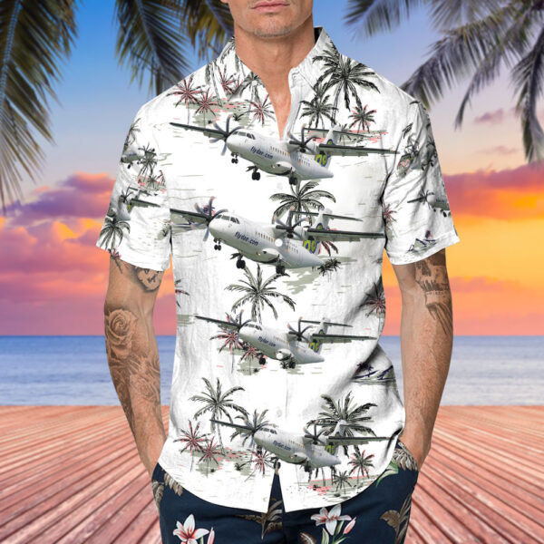ATR 42-500 Dutch Antilles Express Hawaiian Shirt ATR 42-500 Dutch Antilles Express Hawaiian Shirt
