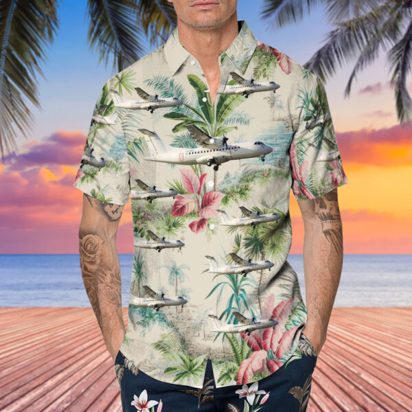 ATR 42-300 Dutch Antilles Express Hawaiian Shirt