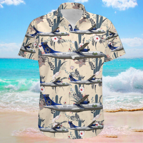 ATR 72-212 Dutch Antilles Express Hawaiian Shirt