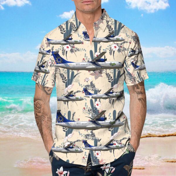 ATR 72-212 Dutch Antilles Express Hawaiian Shirt