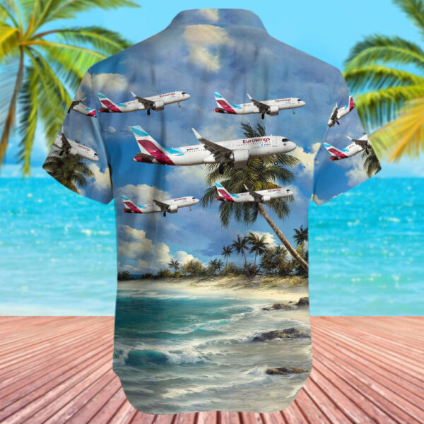 Airbus A320-251N Eurowings Hawaiian Shirt Airbus A320-251N Eurowings Hawaiian Shirt