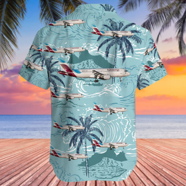Airbus A320-216 Eurowings Hawaiian Shirt Airbus A320-216 Eurowings Hawaiian Shirt