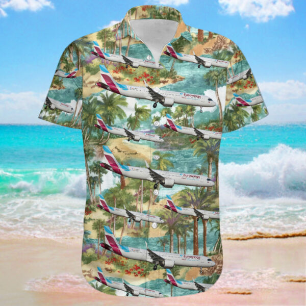 Airbus A321-251NX Eurowings Hawaiian Shirt Airbus A321-251NX Eurowings Hawaiian Shirt