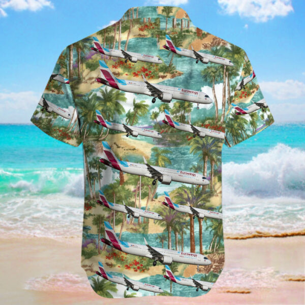 Airbus A321-251NX Eurowings Hawaiian Shirt Airbus A321-251NX Eurowings Hawaiian Shirt