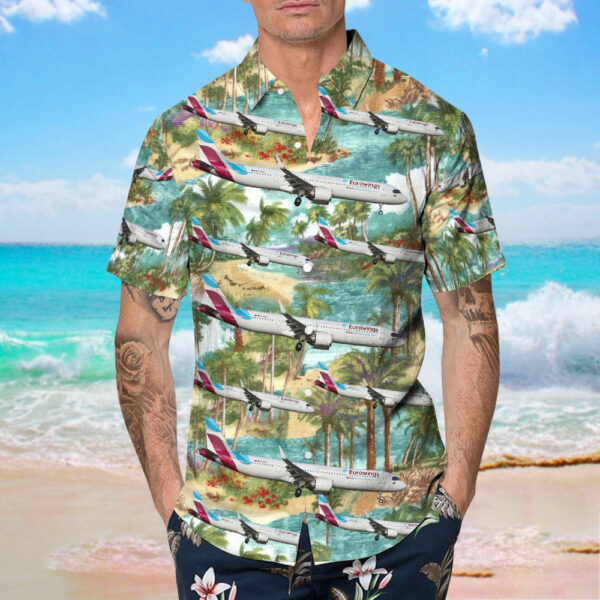 Airbus A321-251NX Eurowings Hawaiian Shirt Airbus A321-251NX Eurowings Hawaiian Shirt