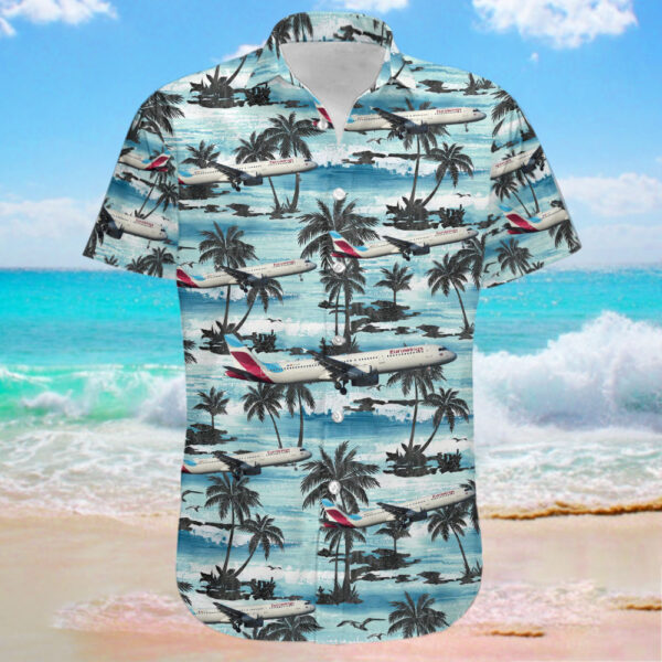 Airbus A321-231 Eurowings Hawaiian Shirt Airbus A321-231 Eurowings Hawaiian Shirt