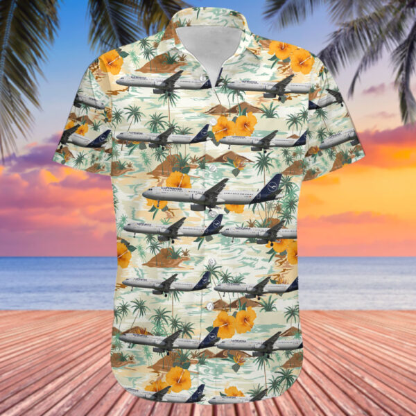 Airbus A321-231 Lufthansa Hawaiian Shirt