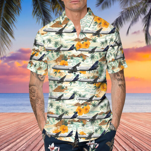 Airbus A321-231 Lufthansa Hawaiian Shirt