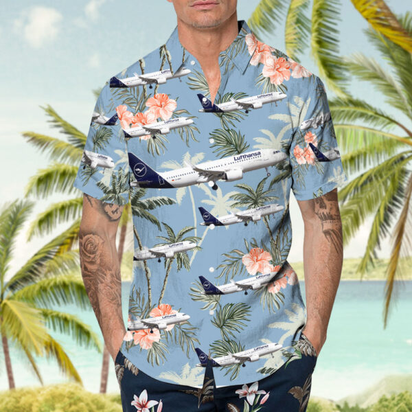 Airbus A320-271N Lufthansa Hawaiian Shirt