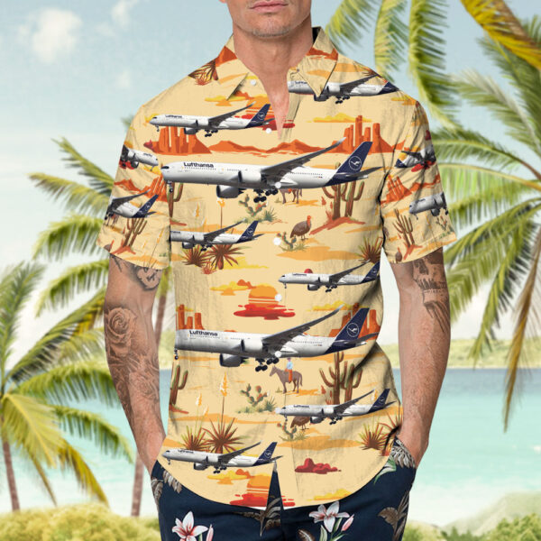 Airbus A350-941 Lufthansa Hawaiian Shirt Airbus A350-941 Lufthansa Hawaiian Shirt