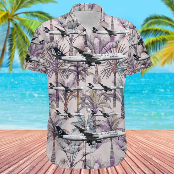 Airbus A340-313X Lufthansa Hawaiian Shirt Airbus A340-313X Lufthansa Hawaiian Shirt