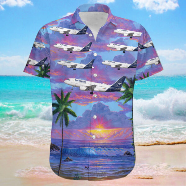 Airbus A319-114 Lufthansa Hawaiian Shirt Airbus A319-114 Lufthansa Hawaiian Shirt