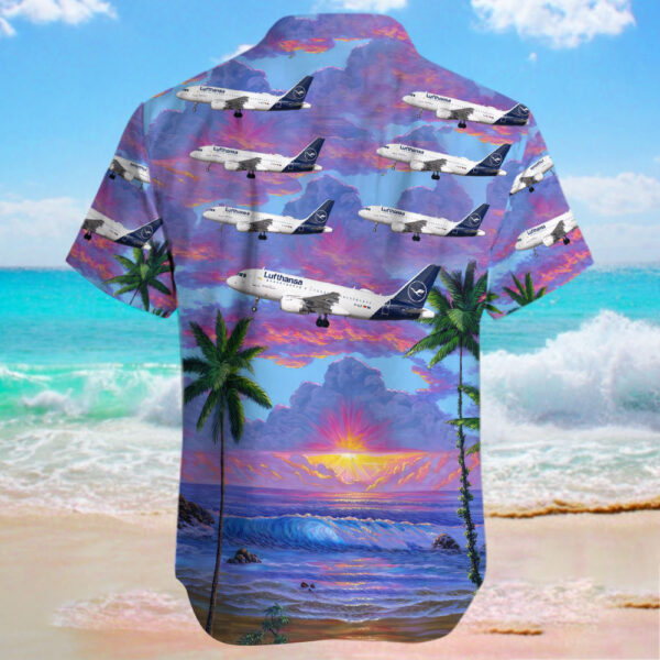 Airbus A319-114 Lufthansa Hawaiian Shirt Airbus A319-114 Lufthansa Hawaiian Shirt