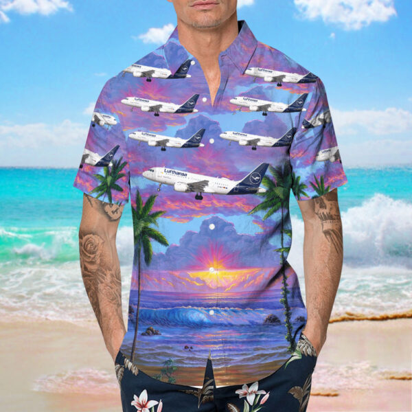 Airbus A319-114 Lufthansa Hawaiian Shirt Airbus A319-114 Lufthansa Hawaiian Shirt