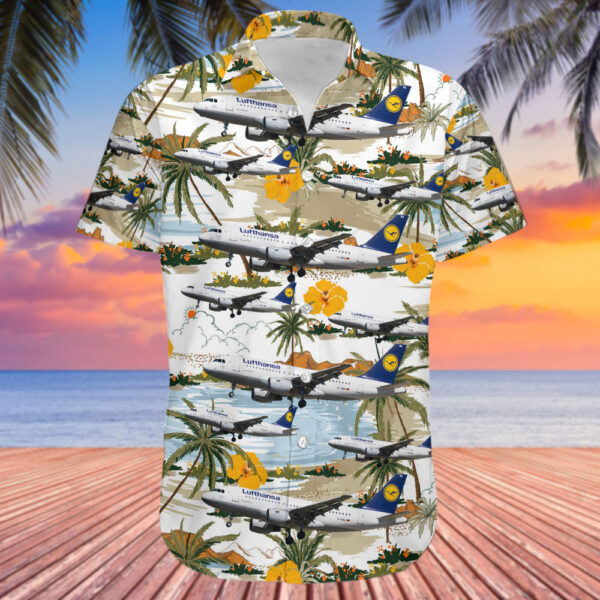 Airbus A319-112 Lufthansa Hawaiian Shirt