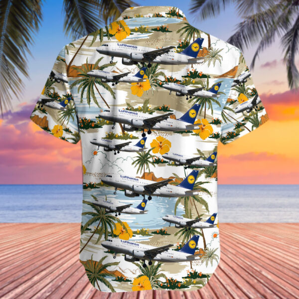 Airbus A319-112 Lufthansa Hawaiian Shirt
