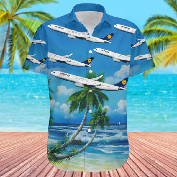 Airbus A330-343 Lufthansa Hawaiian Shirt Airbus A330-343 Lufthansa Hawaiian Shirt